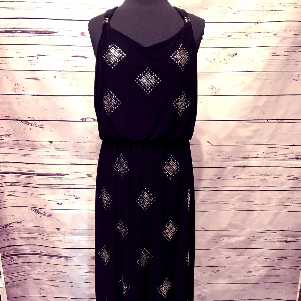 Long studded dress, White House Black Market, sz L